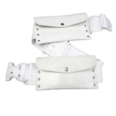 Witte ihram opbergriem voor Hadj en Umrah met pouch, ideaal voor spirituele reis
